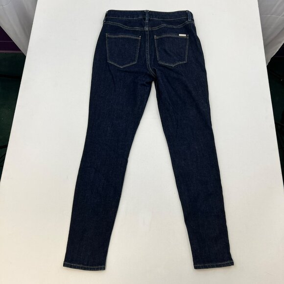 WHBM The Sculpt Skinny Ankle Jeans Dark Wash Mid Rise Size 2 - Picture 6 of 9